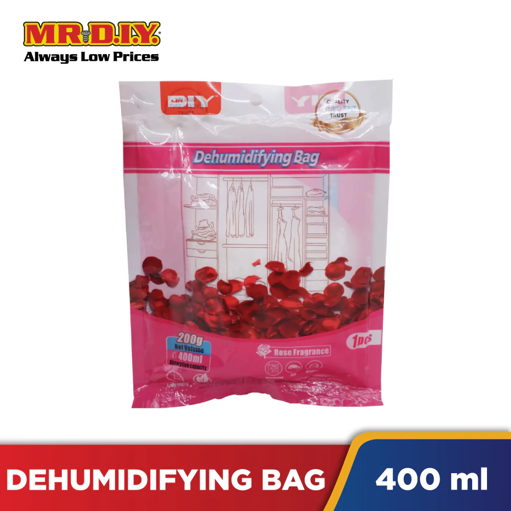 (MR.DIY) Dehumidifiying Rose Fragrance Bag 200g - Image 2