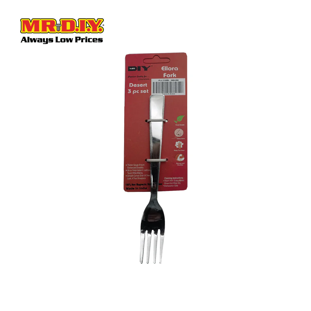 (MR.DIY) Dessert Fork (3pcs)