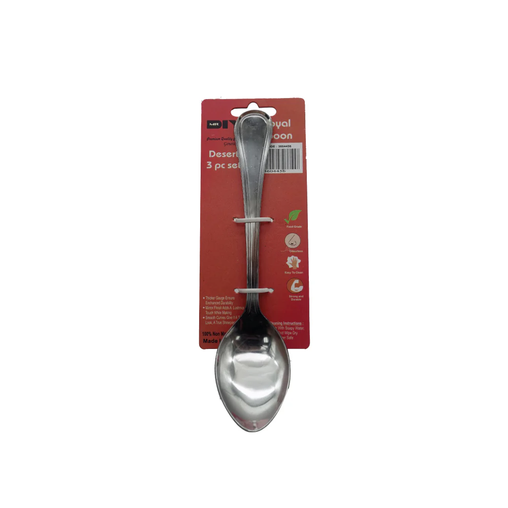 (MR.DIY) Dessert Spoon (3 pcs) - Image 2