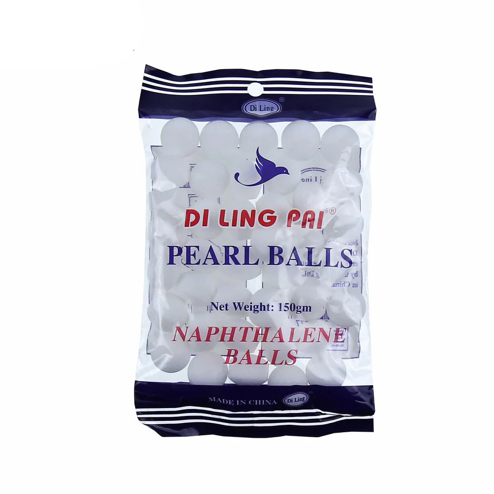 (MR.DIY) DILINGPAI White Moth Pearl Balls (150g) - Image 2