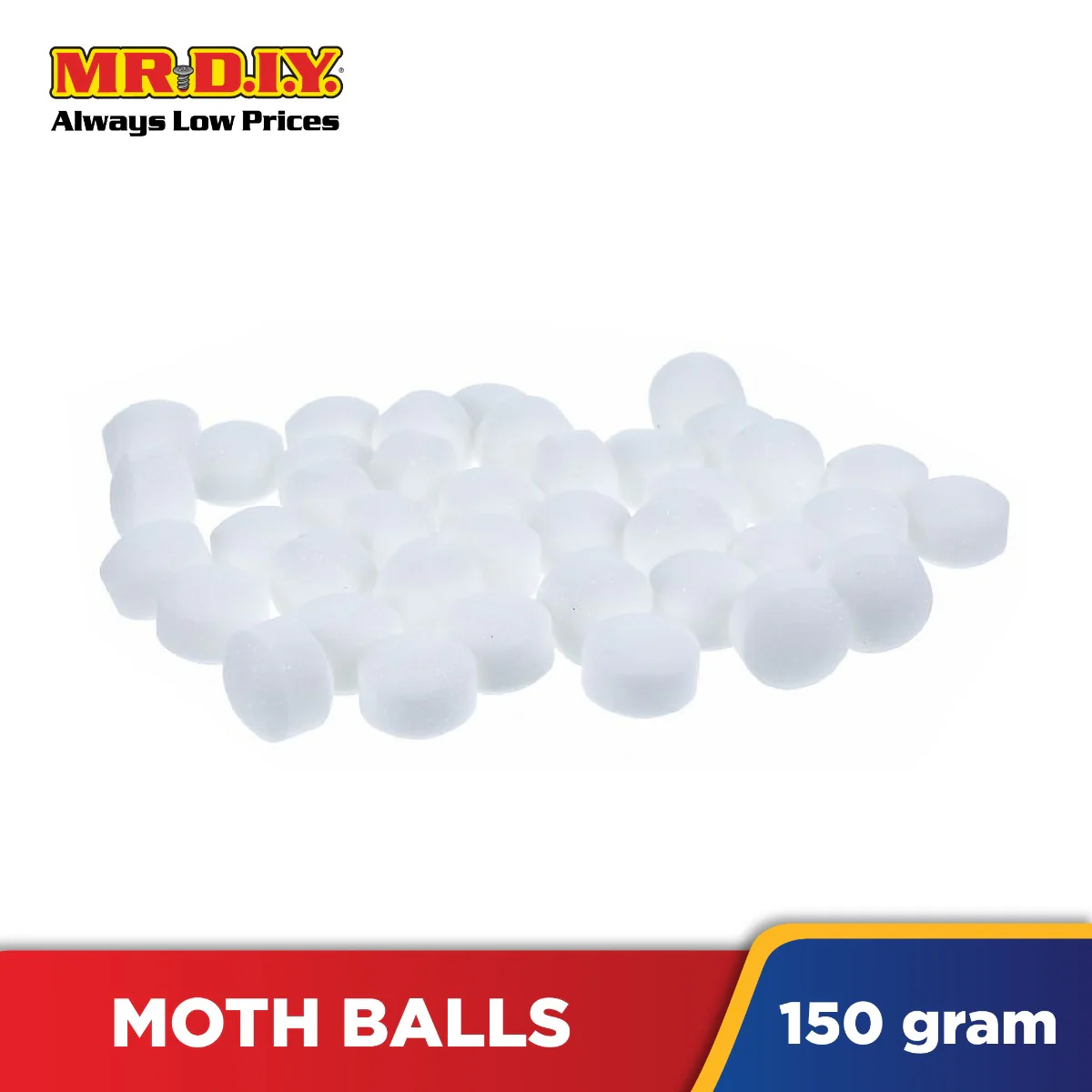 (MR.DIY) DILINGPAI White Moth Pearl Balls (150g) - Image 4