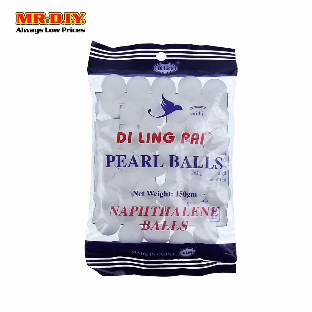 (MR.DIY) DILINGPAI White Moth Pearl Balls (150g) - Image 5