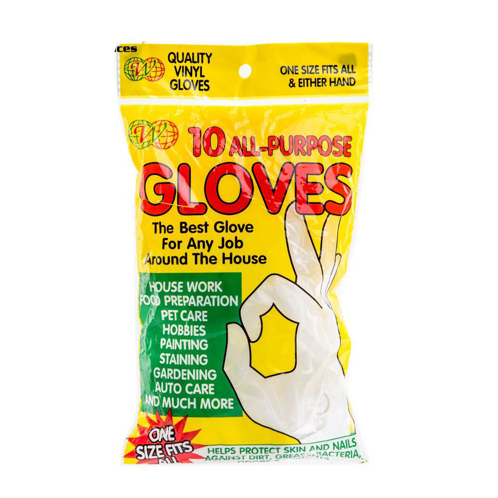 (MR.DIY) Disposable Clear Vinyl Gloves (10pcs) - Image 3