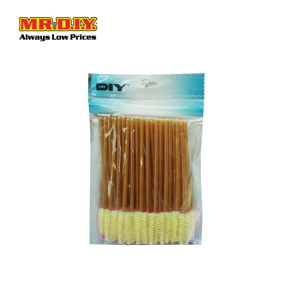 (MR.DIY) Disposable Eyebrow Eyelash Mascara Spoolie Brush (50pcs) - Image 5