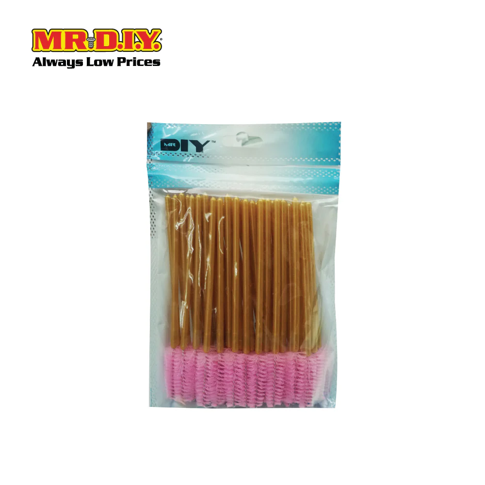 (MR.DIY) Disposable Eyebrow Eyelash Mascara Spoolie Brush (50pcs) - Image 8