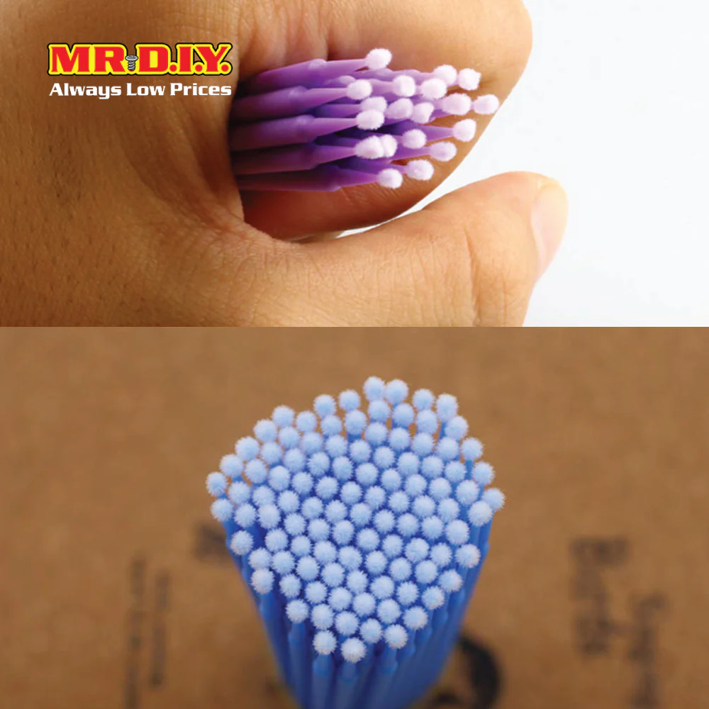 (MR.DIY) Disposable Eyelashes Cotton Swab (100pcs) - Image 3