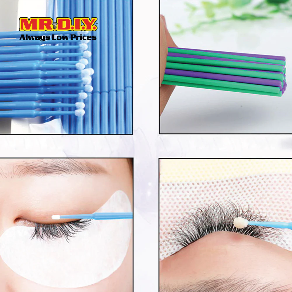 (MR.DIY) Disposable Eyelashes Cotton Swab (100pcs) - Image 4