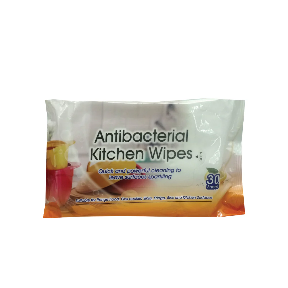 (MR.DIY) Disposable Kitchen Wet Wipes Lemon (30's) - Image 2
