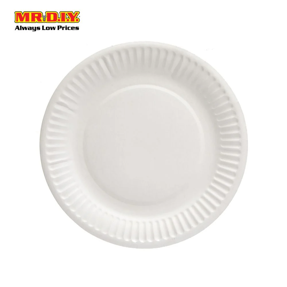 (MR.DIY) Disposable Paper Plate [6inch] (20pcs) - Image 3