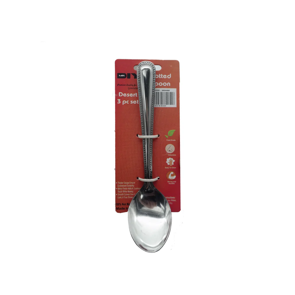 (MR.DIY) Dotted Dessert Spoon (3 pcs) - Image 2