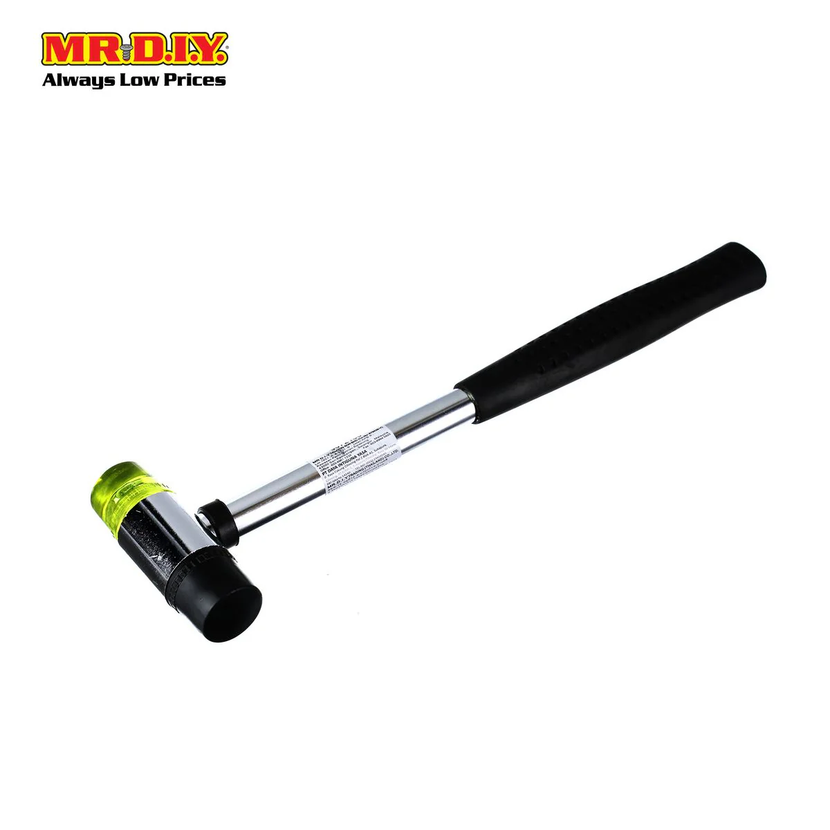 (MR.DIY) Double-Face Plastic Rubber Hammer Soft Mallet (25mm) - Image 2