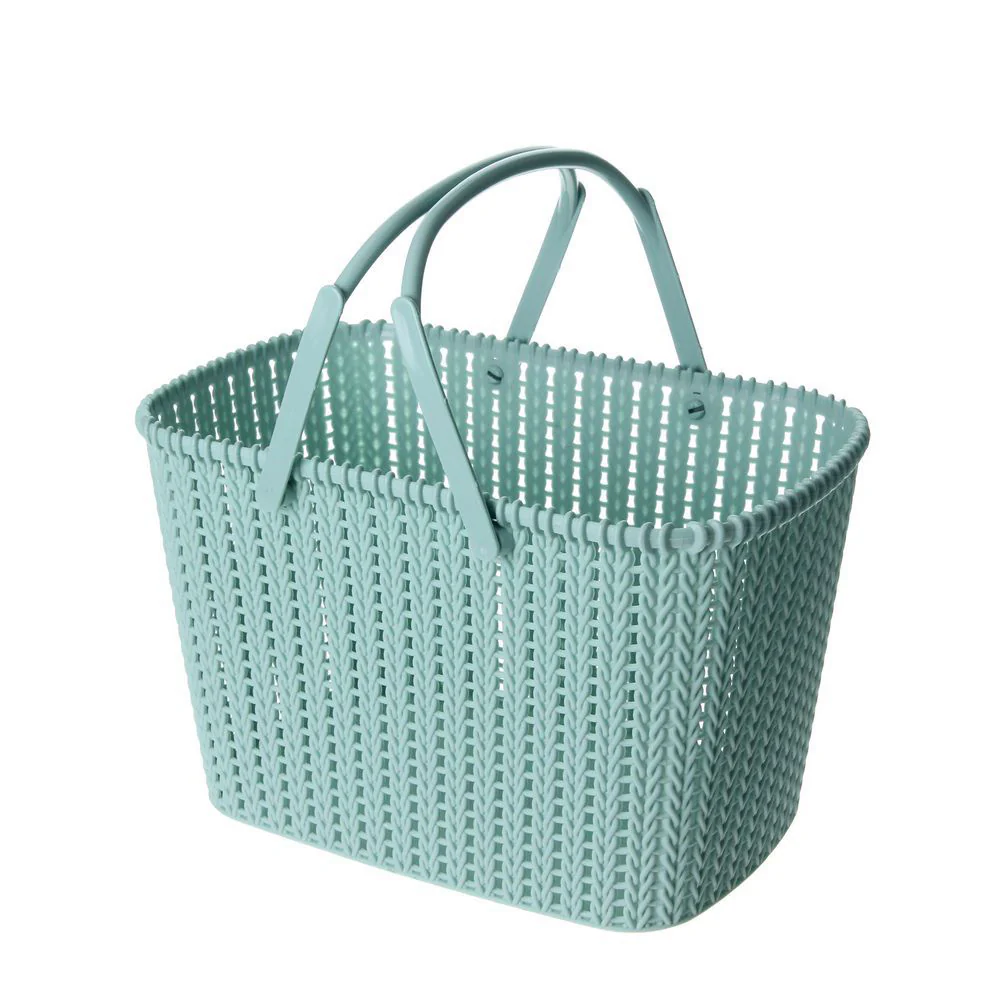 (MR.DIY) Double Handle Rattan Basket (28cm X 16cm) - Image 3