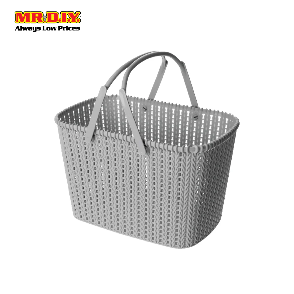 (MR.DIY) Double Handle Rattan Basket (28cm X 16cm) - Image 6