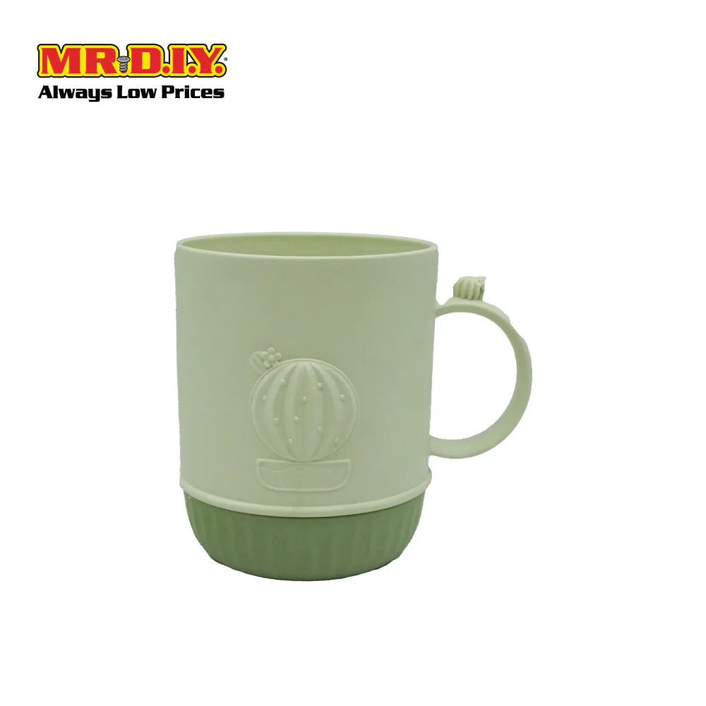 (MR.DIY) Plastic Cactus Drinking Mug (16cm x 9cm x 10cm) - Image 2