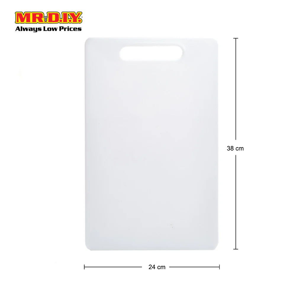 (MR.DIY) DY Plastic Cutting Board White (38cm x 24cm) - Image 3