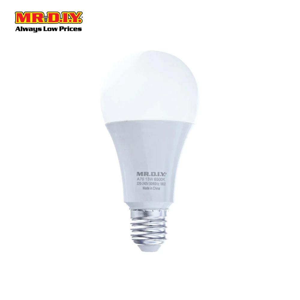 (MR.DIY) E27 Daylight Round Shape LED Bulb 13W - Image 2