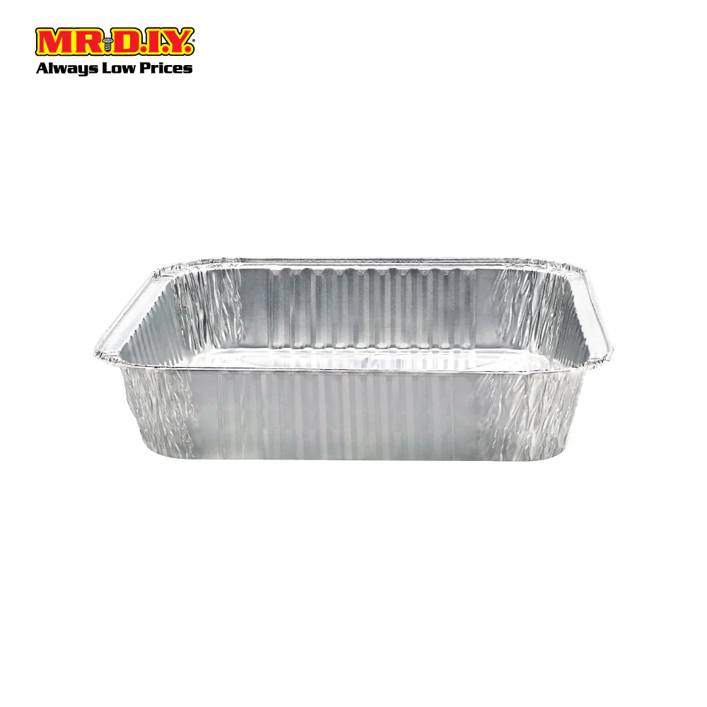 (MR.DIY) EILEEN Square Aluminium Foil Container (5pcs) - Image 3
