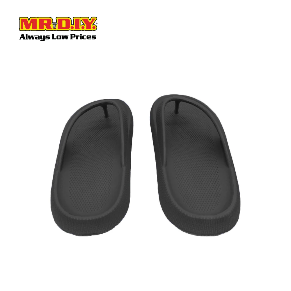 (MR.DIY) EVA Unisex Anti Slippery Flip-Flops Slippers - Black - Color Series - Image 6