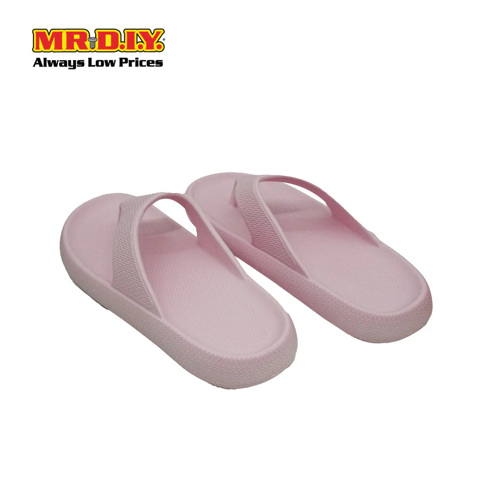 (MR.DIY) EVA Unisex Anti Slippery Flip-Flops Slippers - Light Pink - Color Series - Image 6