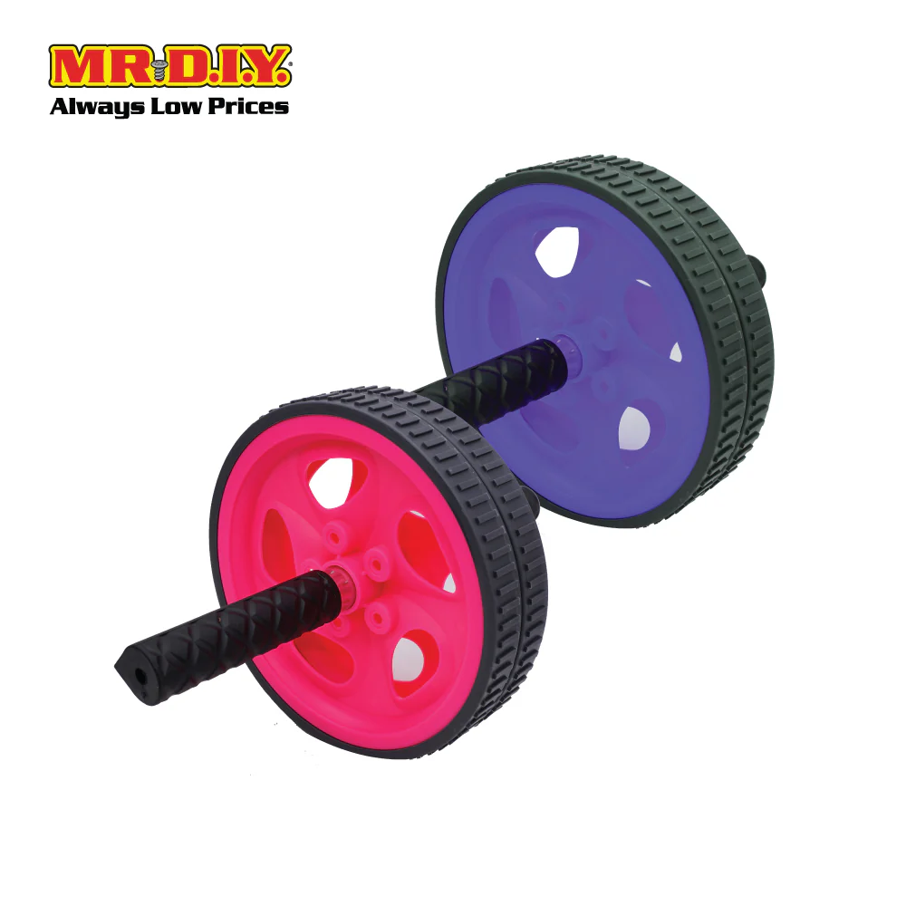 (MR.DIY) Double Wheel Roller Cross Abs Exercise Abdominal Training Equipment - Image 4