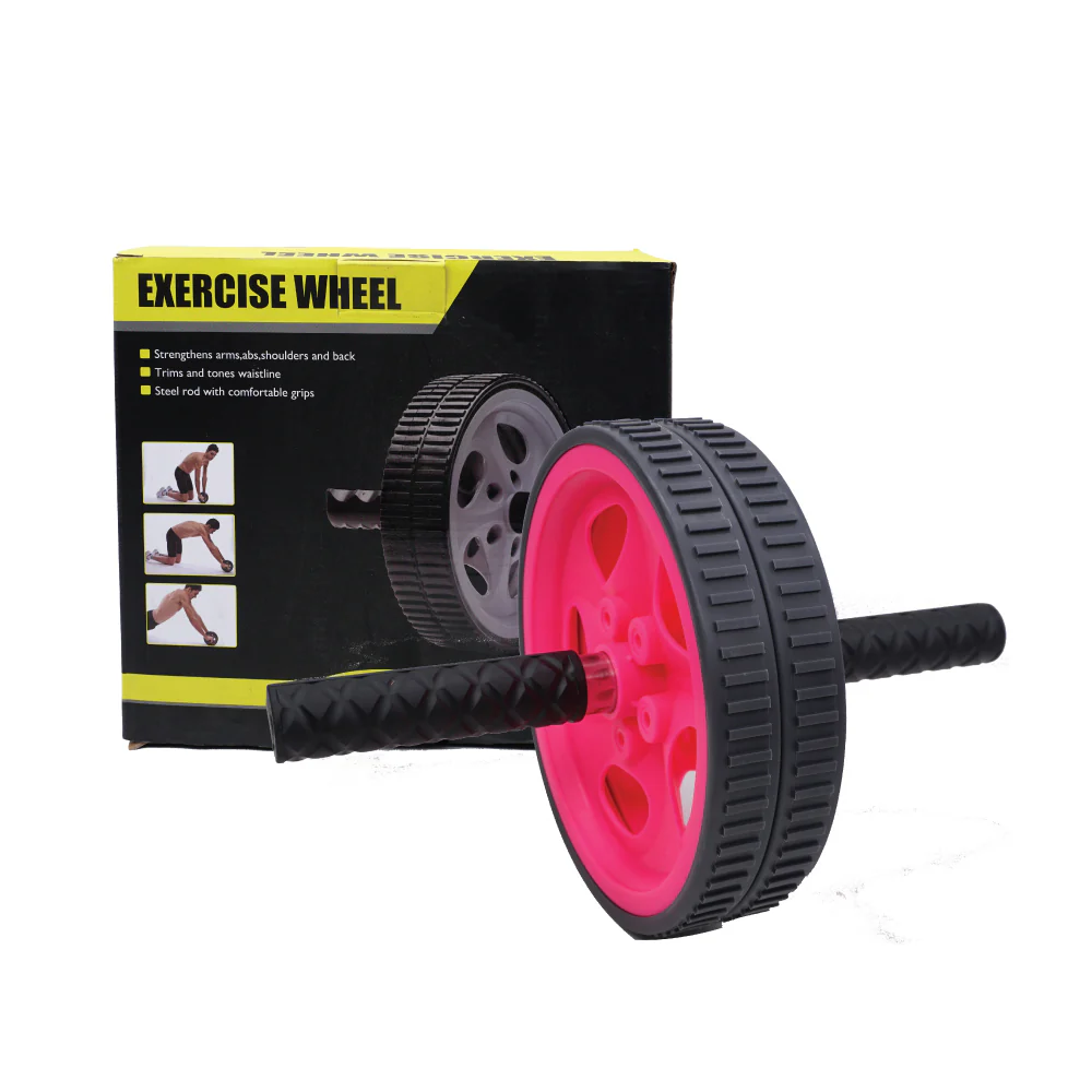 (MR.DIY) Double Wheel Roller Cross Abs Exercise Abdominal Training Equipment - Image 5