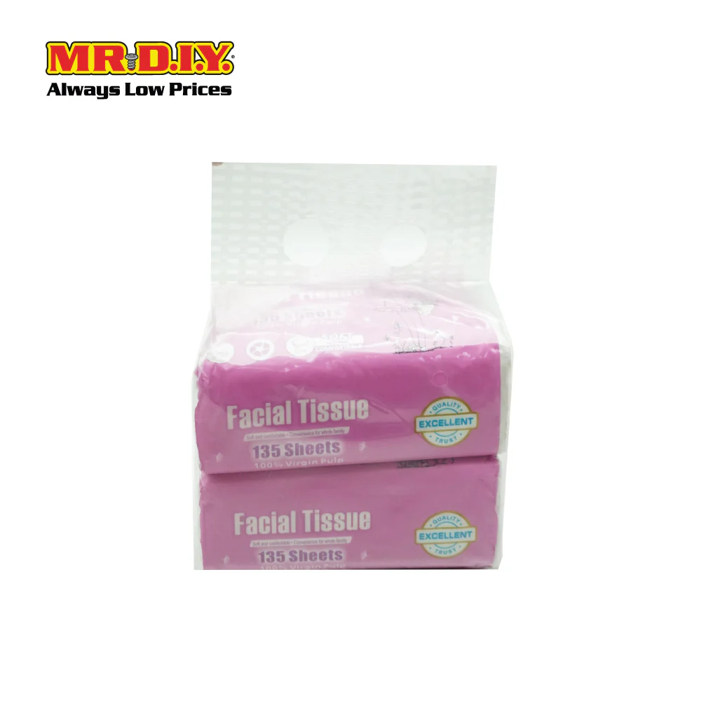 (MR.DIY) Facial Tissue 2 ply (2 packs) - Image 3