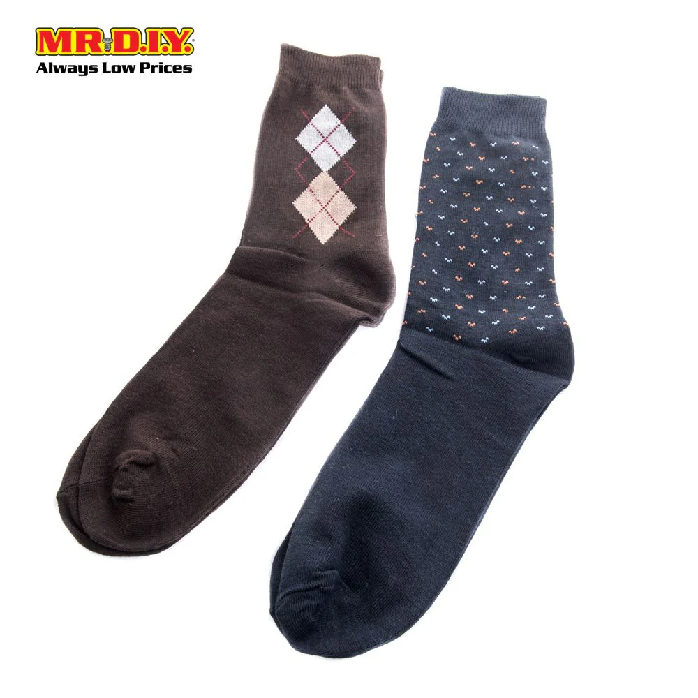 (MR.DIY) Fashion Long Men's Sock (3 pairs) - Image 3