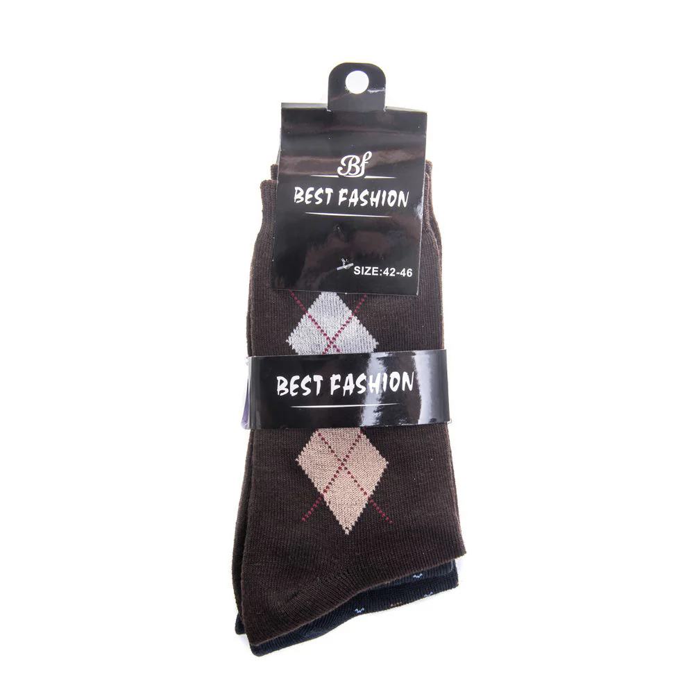 (MR.DIY) Fashion Long Men's Sock (3 pairs) - Image 4