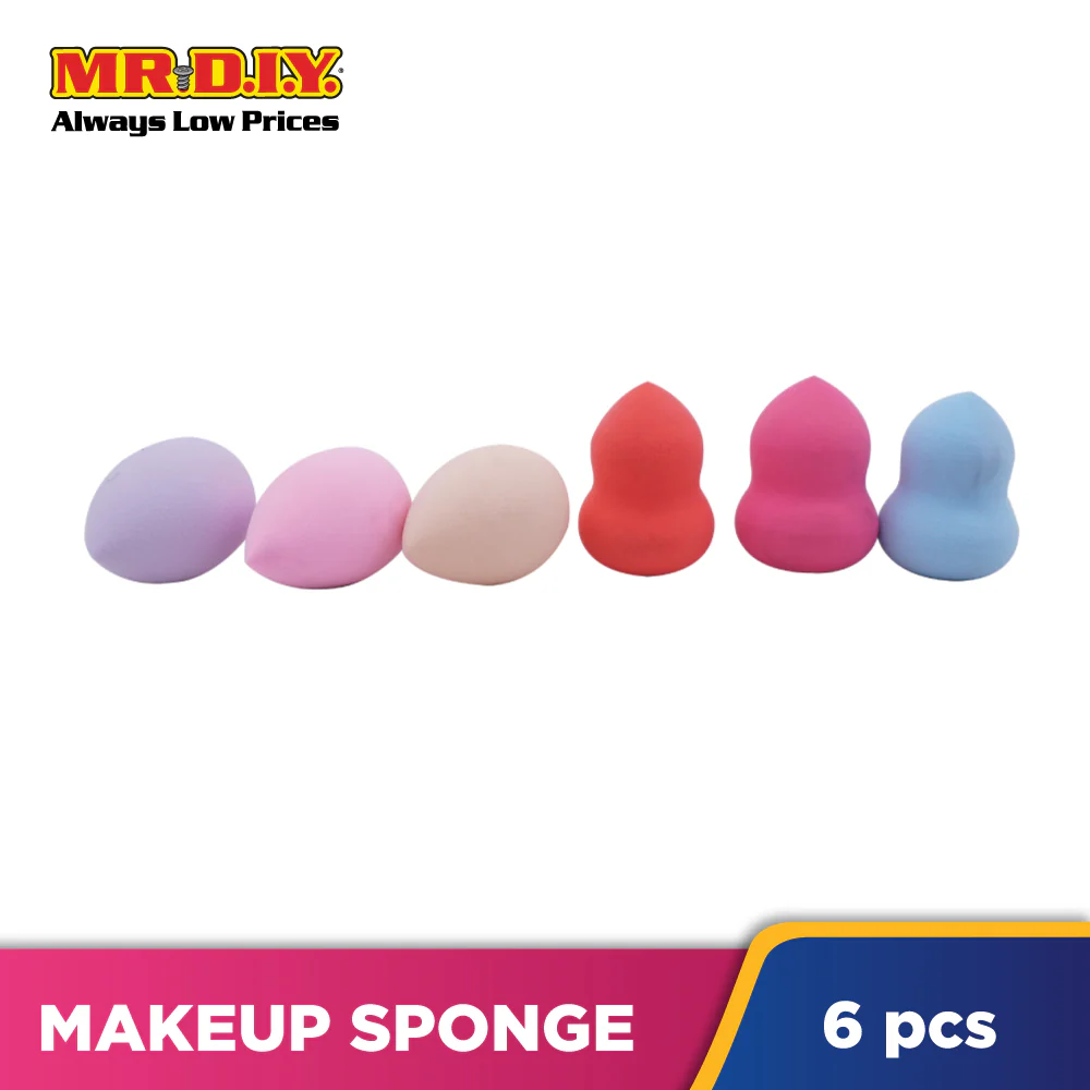 (MR.DIY) Fashion Makeup Beauty Sponge 6 pcs - Image 2