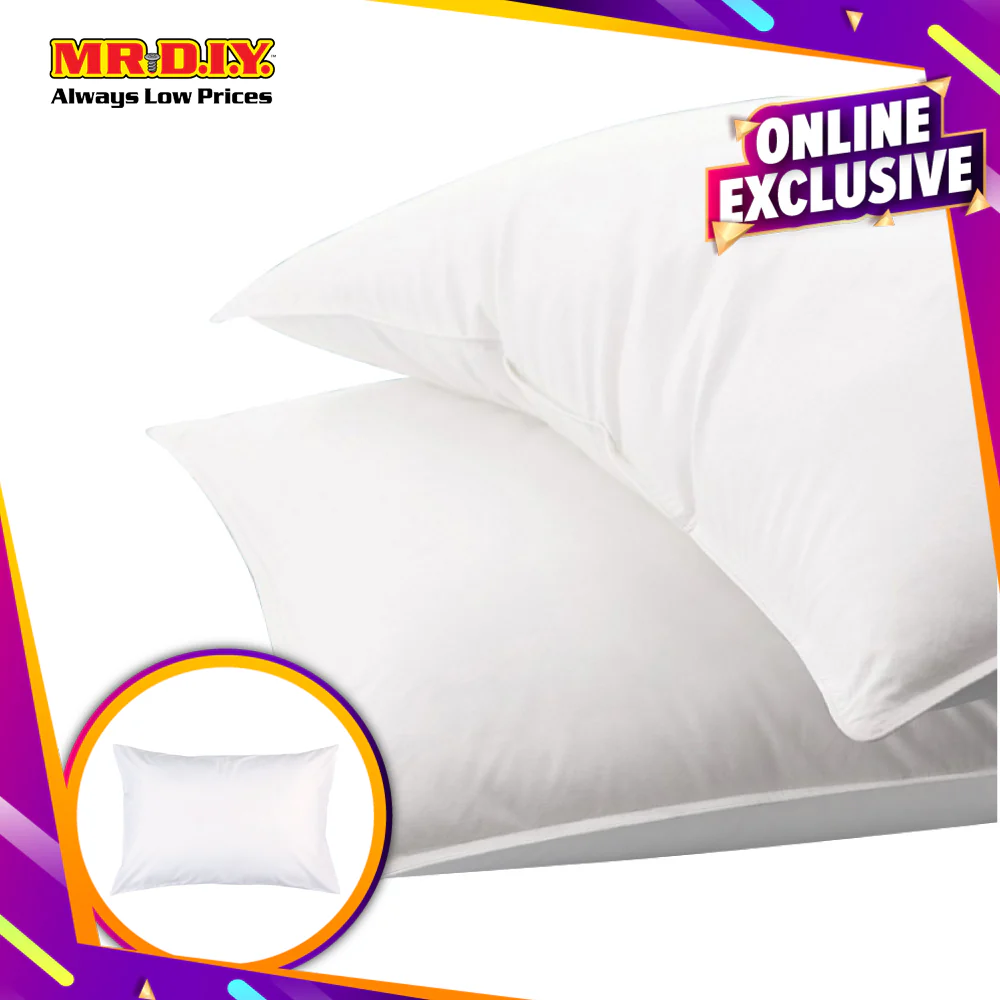 (MR.DIY) Feather Pillow (70cm x 45cm) - Image 5