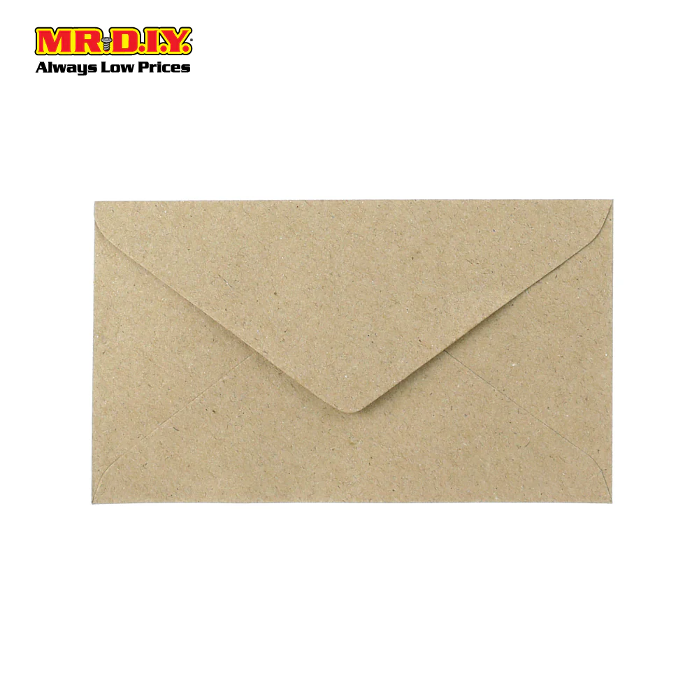 (MR.DIY) Fiber Recycled Euro Flap Envelope (25pcs) - Image 2