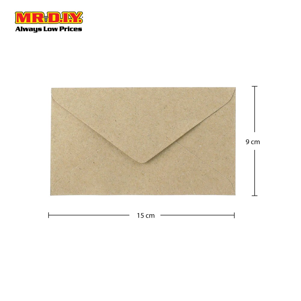 (MR.DIY) Fiber Recycled Euro Flap Envelope (25pcs) - Image 3