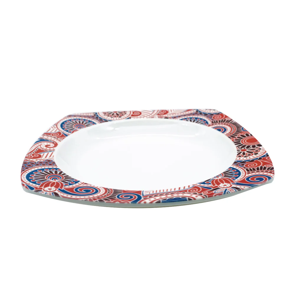(MR.DIY) Flat Plate Paisley Design (9.5 inch) - Image 2