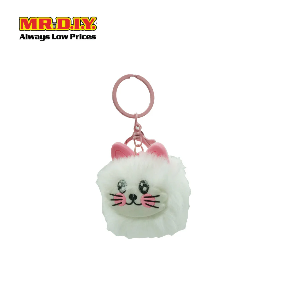 (MR.DIY) Fluffy Keychain (Cat) - Image 5