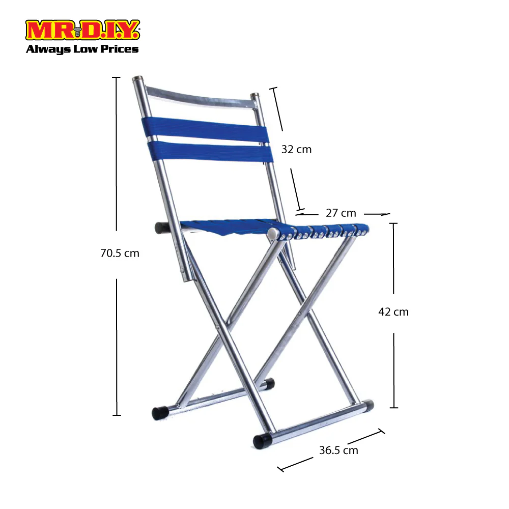 (MR.DIY) Folding Stool With Back - Image 4
