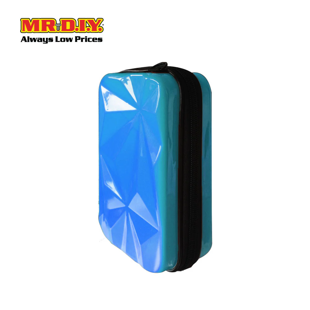 (MR.DIY) Geometric Hardcase Shoulder Bag with Strap - LIGHT BLUE - Color Series - Image 5