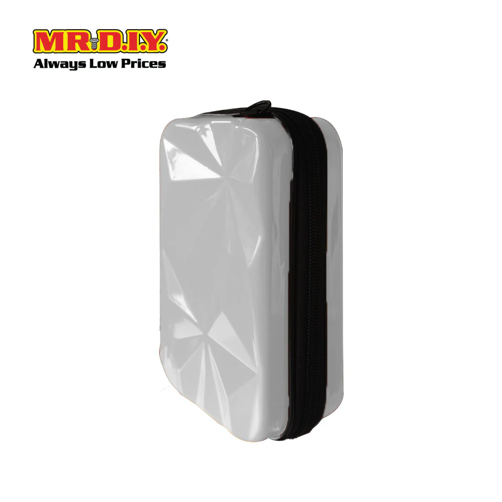 (MR.DIY) Geometric Hardcase Shoulder Bag with Strap - OFF WHITE - Color Series - Image 5