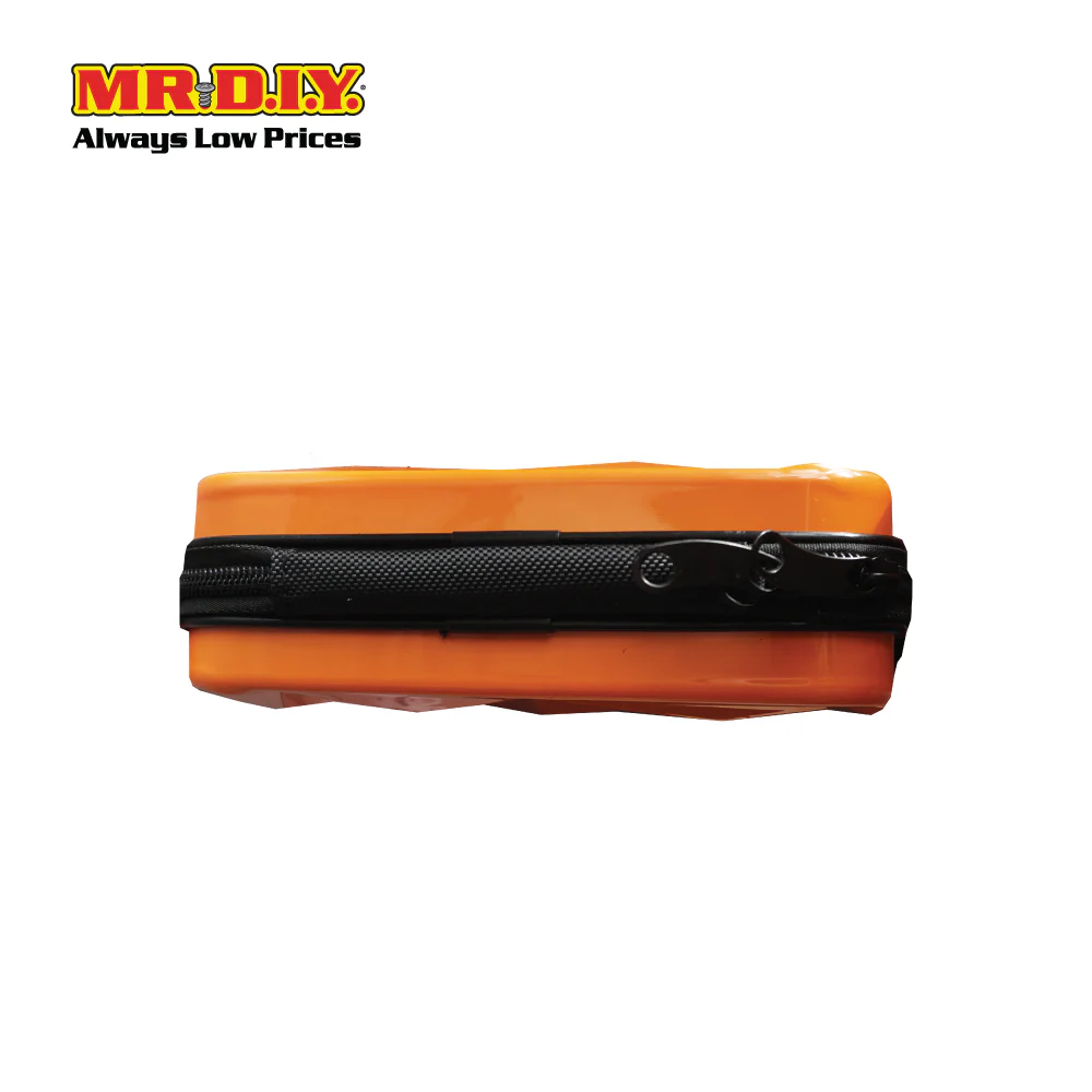 (MR.DIY) Geometric Hardcase Shoulder Bag with Strap - ORANGE - Color Series - Image 6
