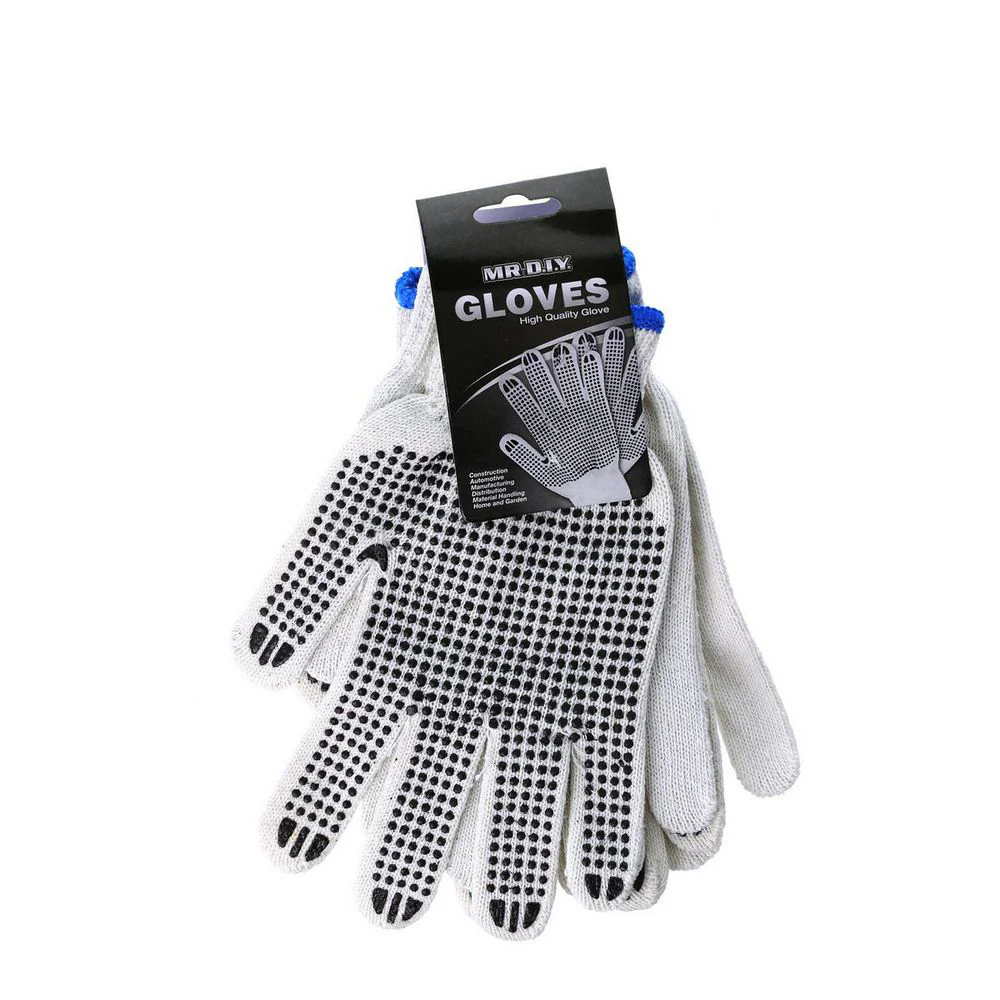 (MR.DIY) Gloves With Black Dots (2 Pairs) - Image 3