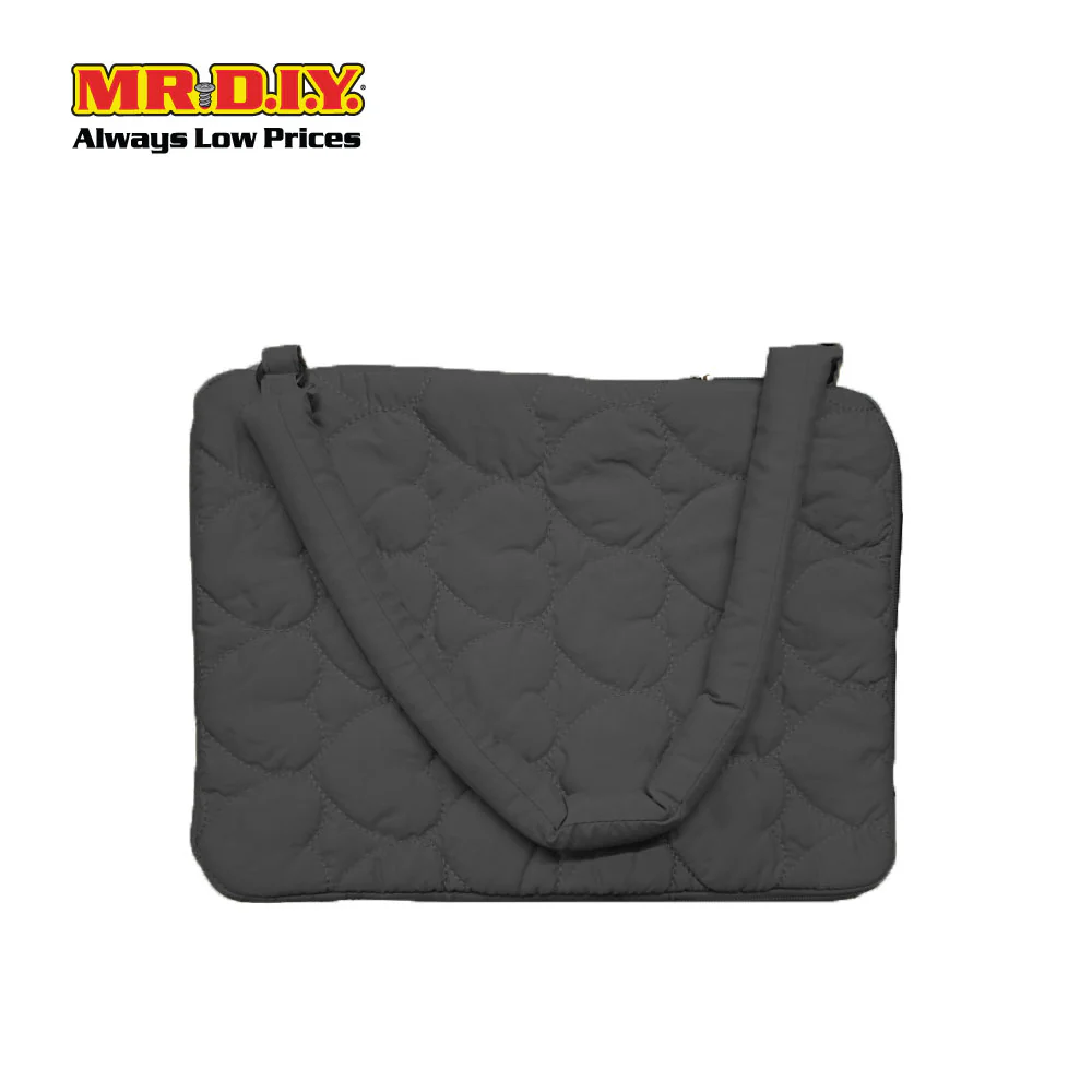 (MR.DIY) Heart Briefcase Office Laptop bag  - BLACK - Color Series - Image 2