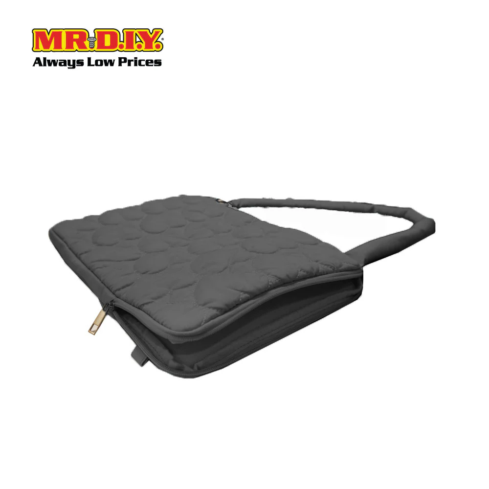 (MR.DIY) Heart Briefcase Office Laptop bag  - BLACK - Color Series - Image 3