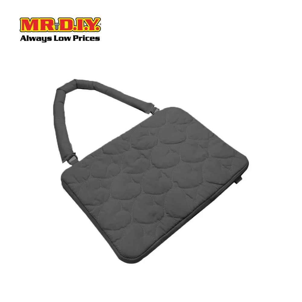 (MR.DIY) Heart Briefcase Office Laptop bag  - BLACK - Color Series - Image 4