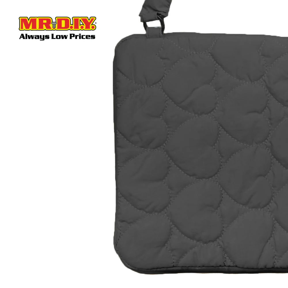 (MR.DIY) Heart Briefcase Office Laptop bag  - BLACK - Color Series - Image 5