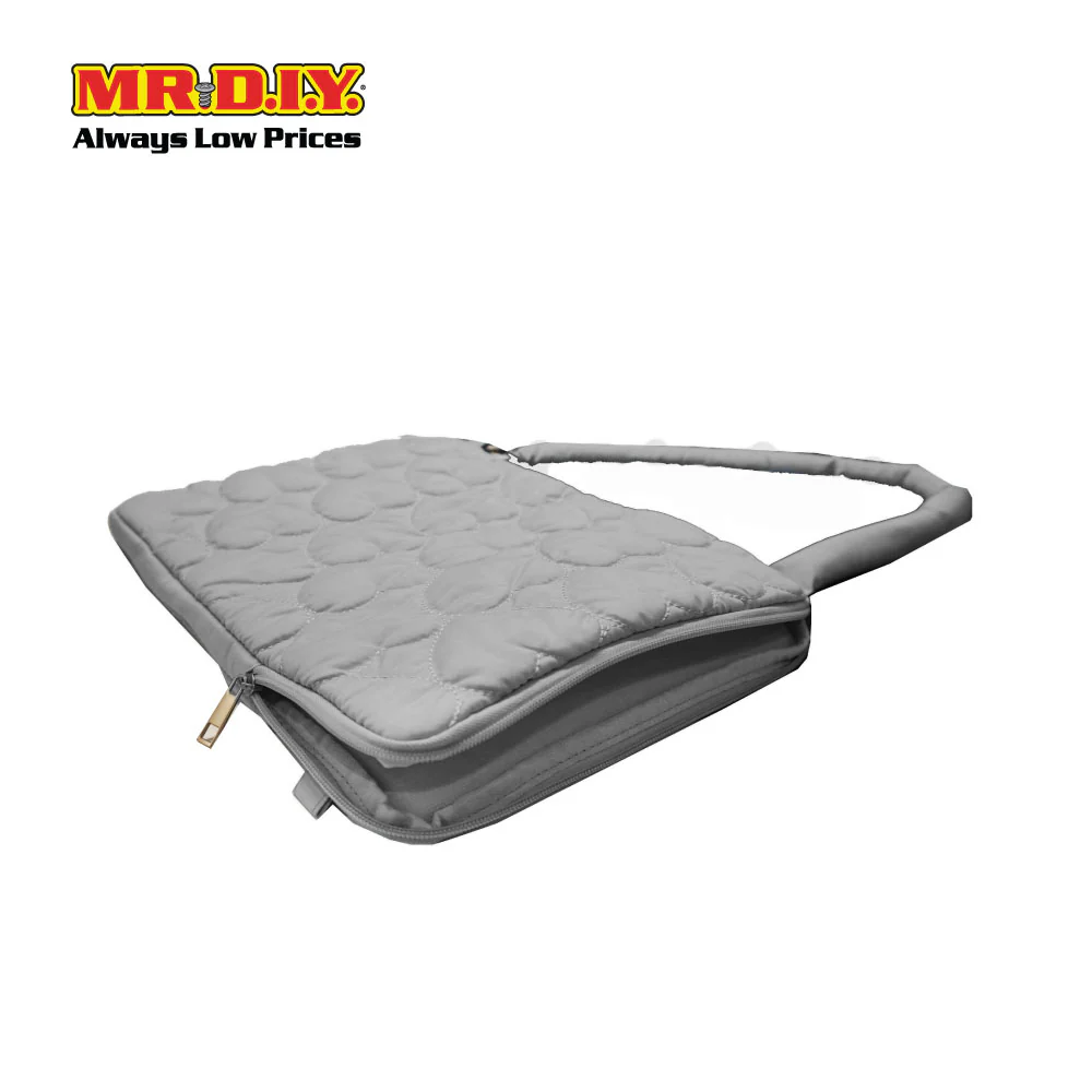 (MR.DIY) Heart Briefcase Office Laptop bag  - GREY - Color Series - Image 4