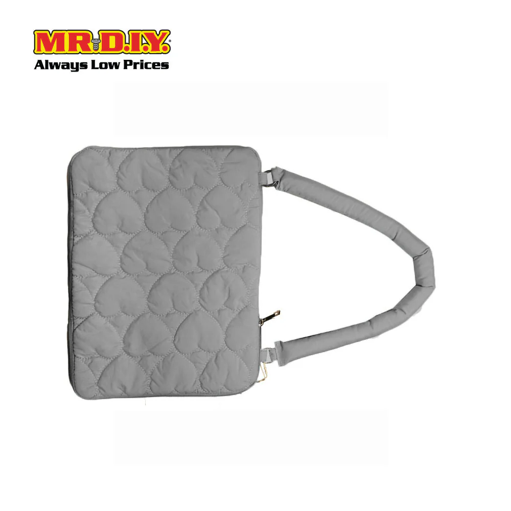 (MR.DIY) Heart Briefcase Office Laptop bag  - GREY - Color Series - Image 6