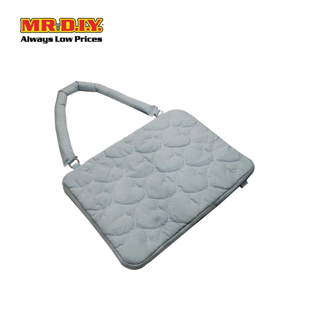 (MR.DIY) Heart Briefcase Office Laptop bag  - LIGHT BLUE - Color Series - Image 3