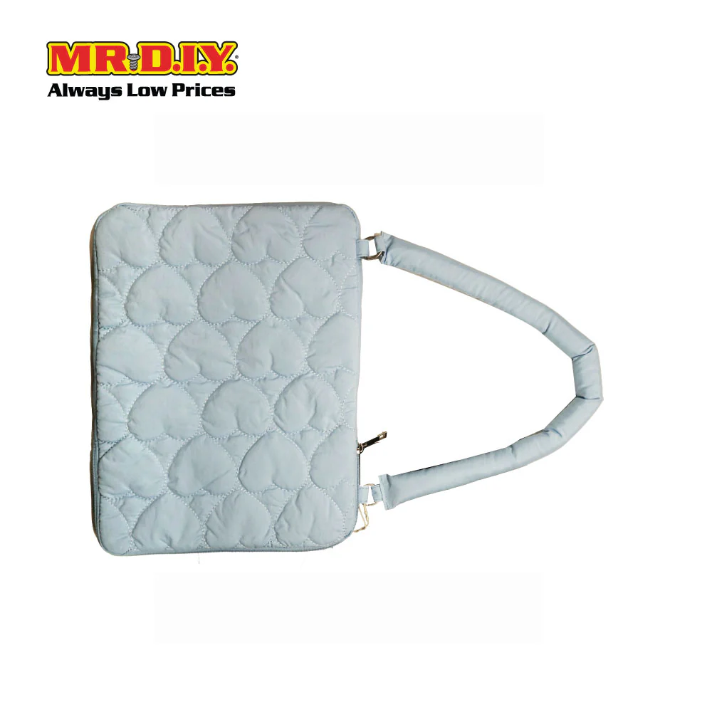 (MR.DIY) Heart Briefcase Office Laptop bag  - LIGHT BLUE - Color Series - Image 6