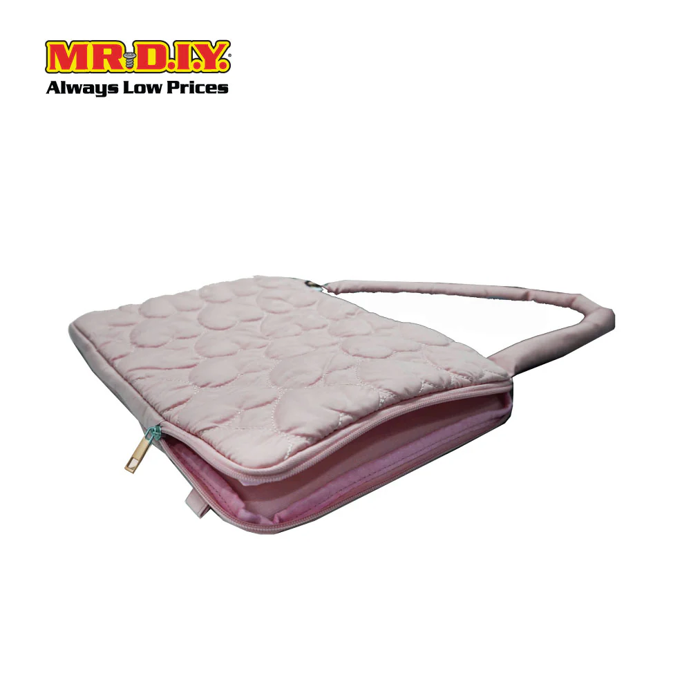 (MR.DIY) Heart Briefcase Office Laptop bag  - LIGHT PINK - Color Series - Image 4