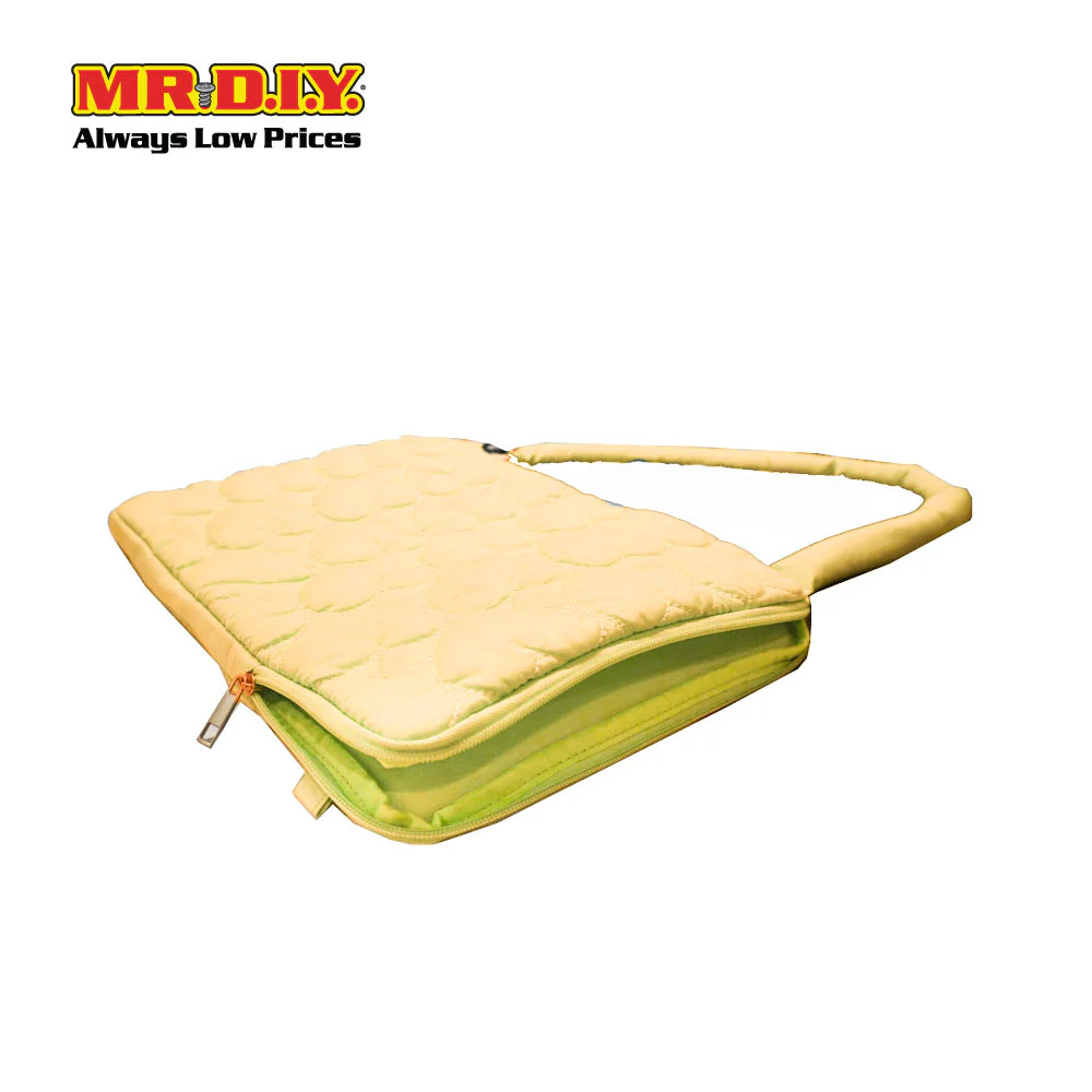 (MR.DIY) Heart Briefcase Office Laptop bag  - YELLOW - Color Series - Image 2