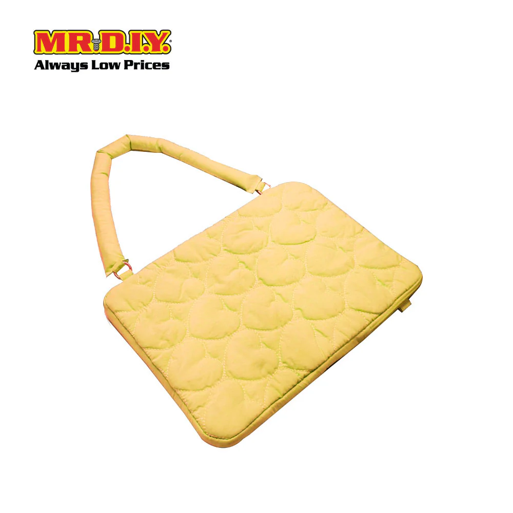 (MR.DIY) Heart Briefcase Office Laptop bag  - YELLOW - Color Series - Image 3